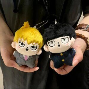Mob Psycho 100 plush doll keychain, bag pendant